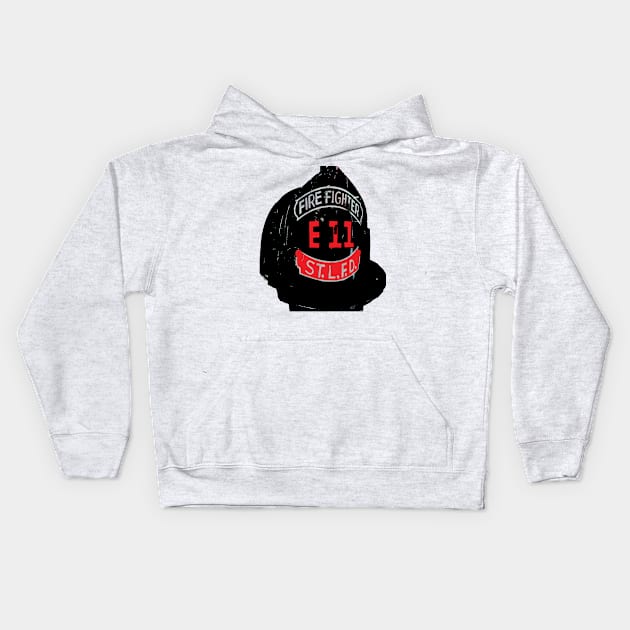 Fire Fighter St.L.F.D Kids Hoodie by Andyt
